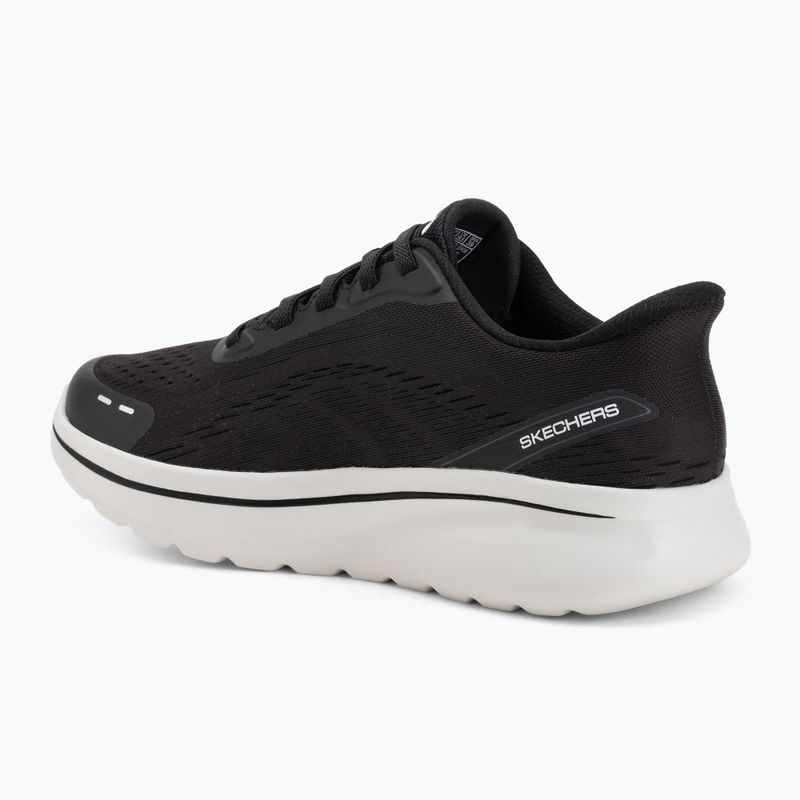 SKECHERS Uomo Go Walk Arch Fit N-Joy Nobend nero/bianco 3