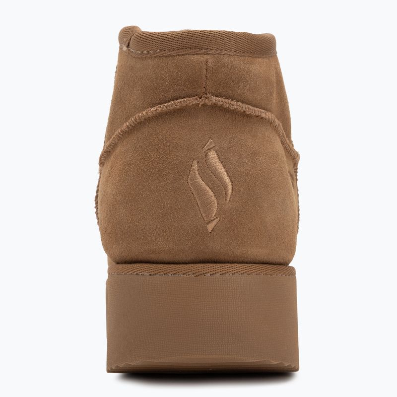 Scarpe da donna Skechers Keep Cozy castagna 6