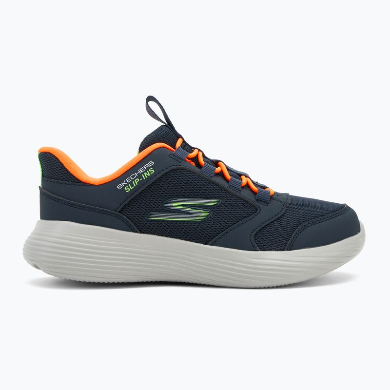 Scarpe da bambino SKECHERS Go Run 400 V2 Turbo-Brisk navy/arancione 2