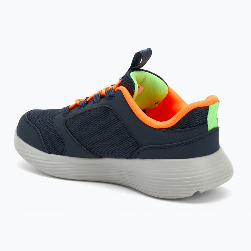 Scarpe da bambino SKECHERS Go Run 400 V2 Turbo-Brisk navy/arancione 3