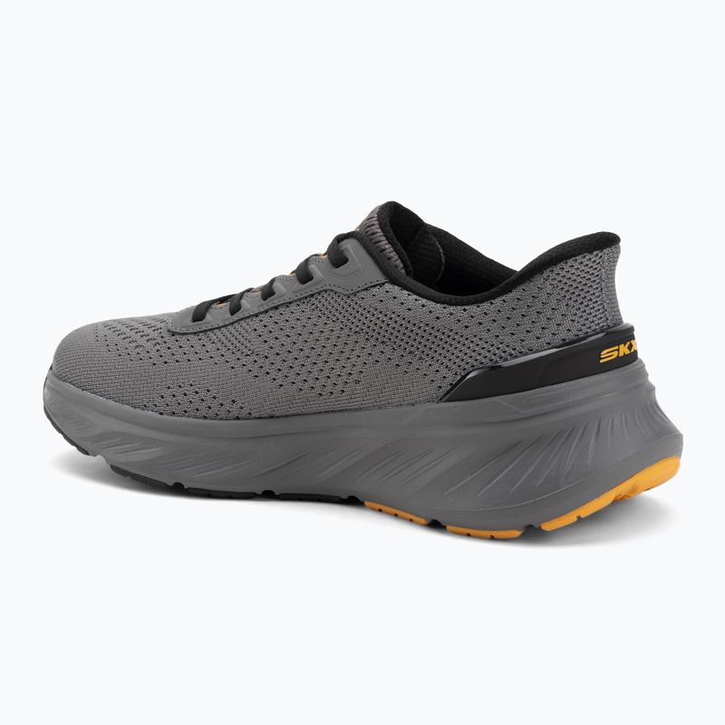 Skechers Edgeride Erlson scarpe da uomo carbone/giallo 3