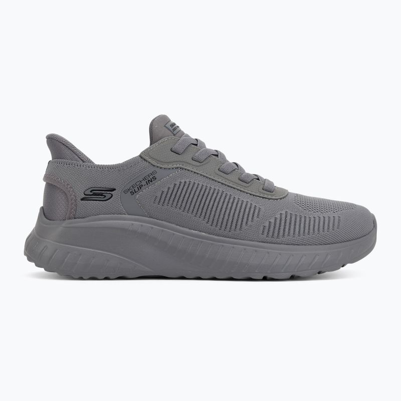 Scarpe da uomo SKECHERS Bobs Squad Chaos Solid Step gray 2