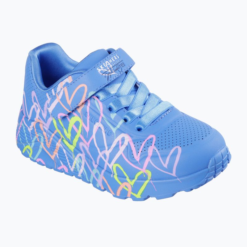 Scarpe bambini SKECHERS Uno Lite Love Levitate blu/multicolore 8