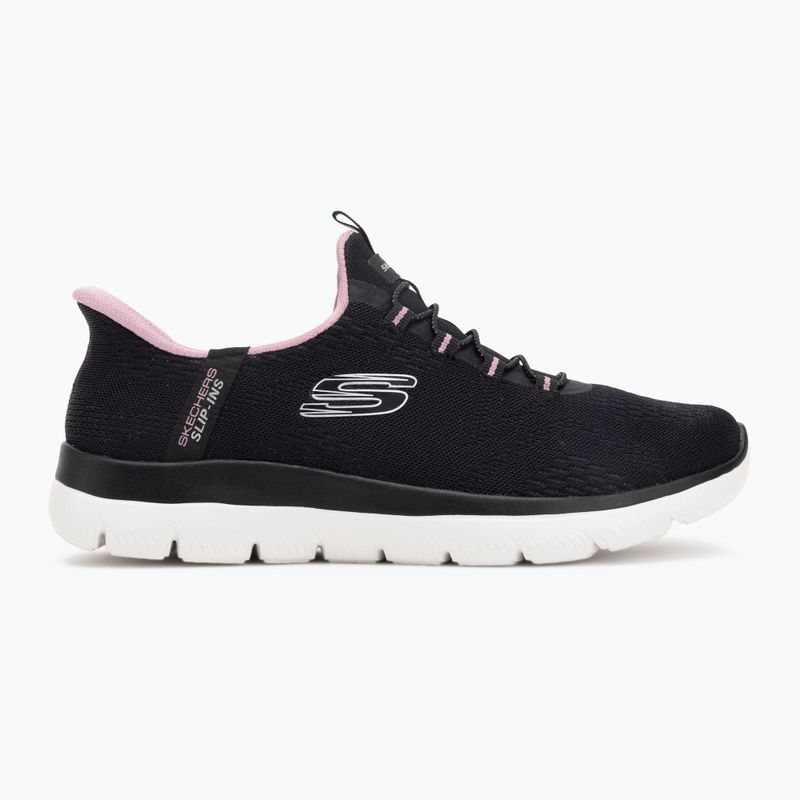 Scarpe da donna SKECHERS Summits Dream Chaser nero/malva 2