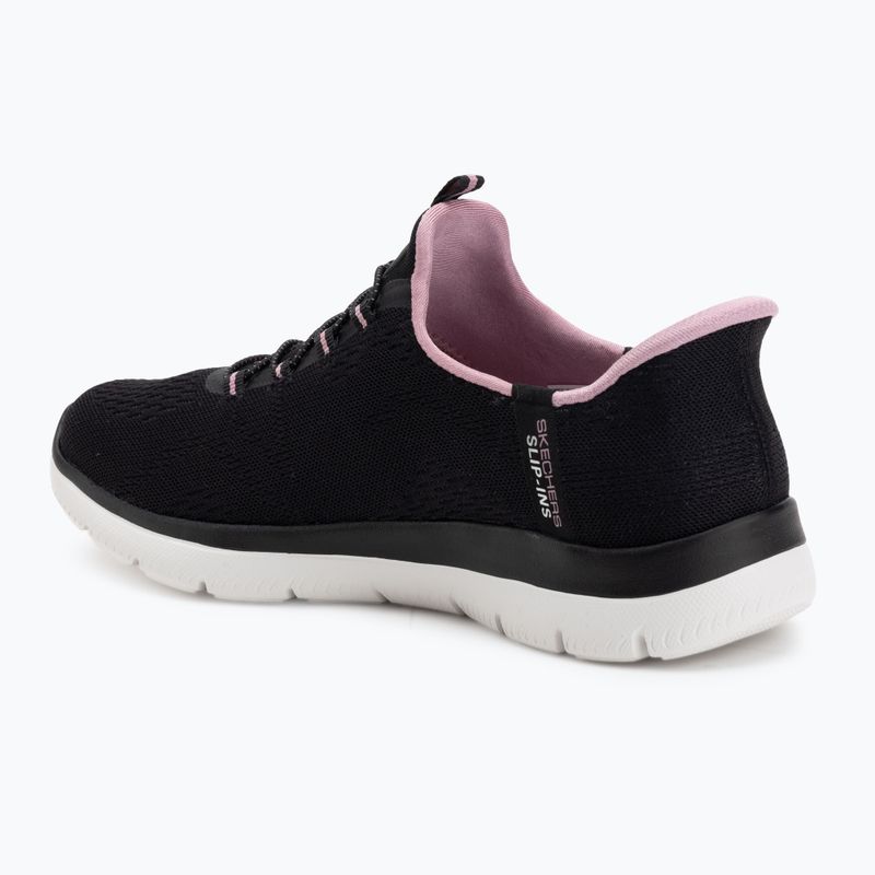 Scarpe da donna SKECHERS Summits Dream Chaser nero/malva 3