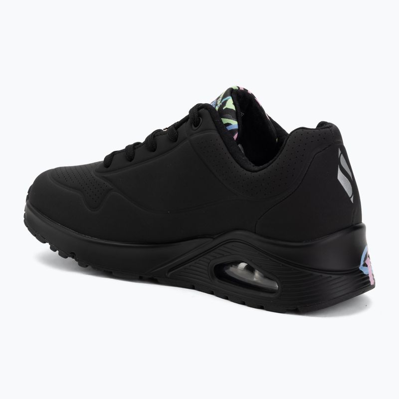 Scarpe da donna SKECHERS JGoldcrown Uno Spread The Love black 3
