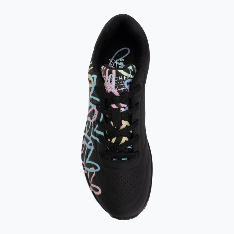 Scarpe da donna SKECHERS JGoldcrown Uno Spread The Love black 5