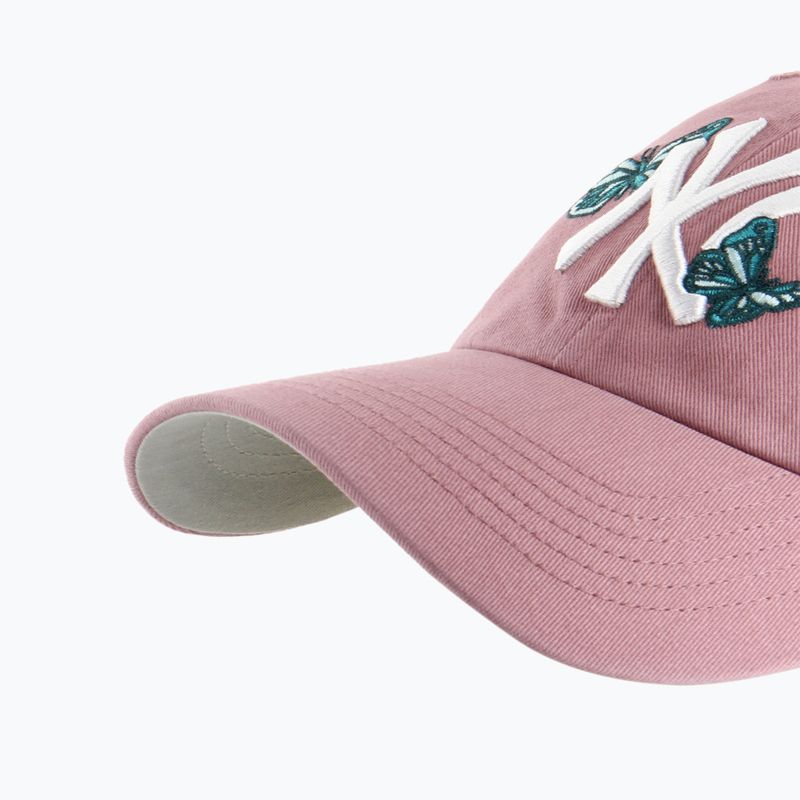 47 Marca MLB New York Yankees Icona Alt cap CLEAN UP malva 3