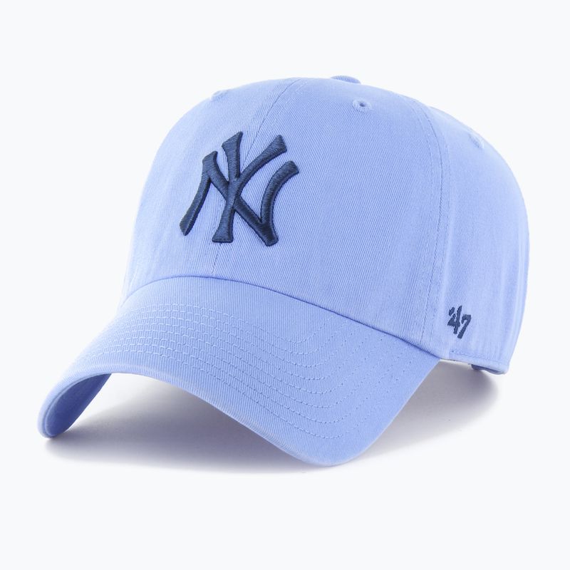 47 Brand MLB New York Yankees CLEAN UP berretto da baseball blu lino