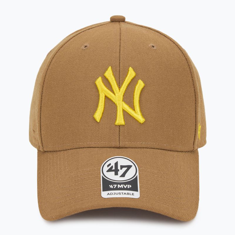 47 Brand MLB New York Yankees MVP Cappello da baseball in cammello 2