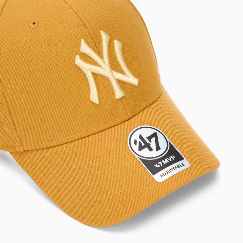 47 Brand MLB New York Yankees MVP berretto da baseball in grano 3
