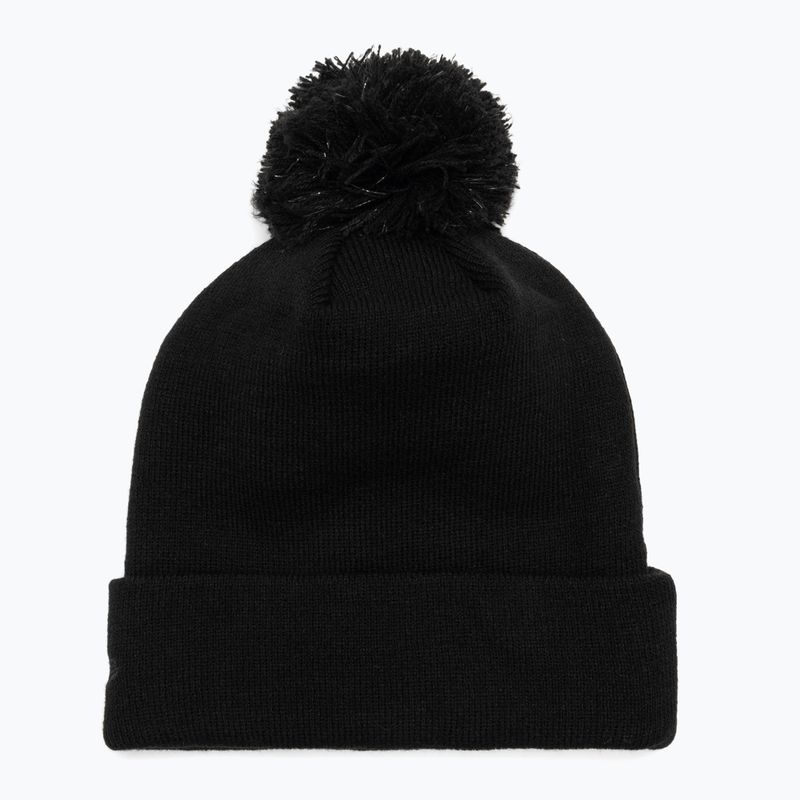 Berretto invernale New Era Metallic Bobble Los Angeles Dodger nero da donna 2