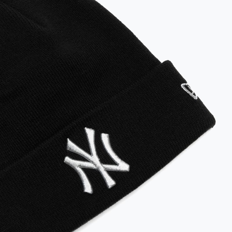 Cappello invernale New Era Metallic New York Yankees nero 3