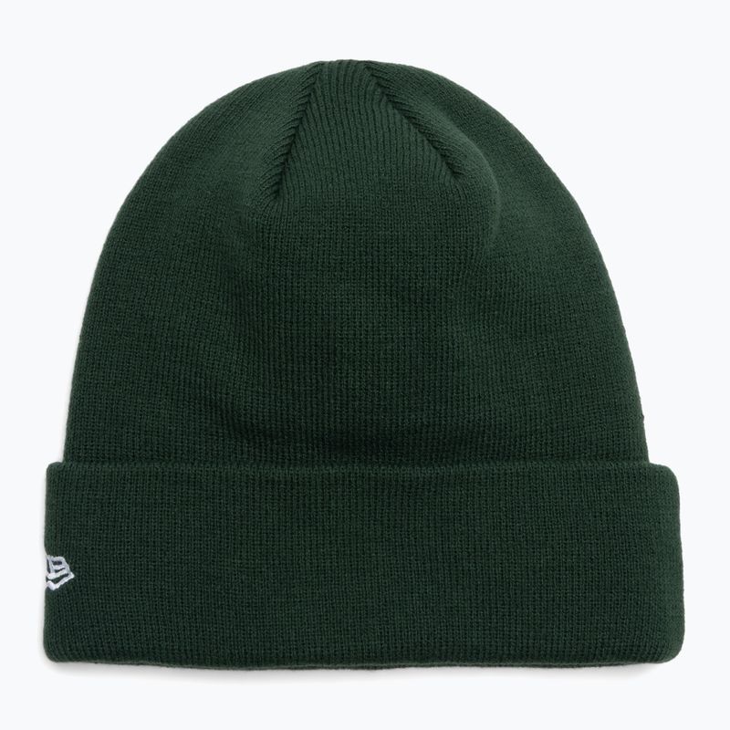 Berretto invernale New Era League Essential New York Yankees verde scuro/bianco 2