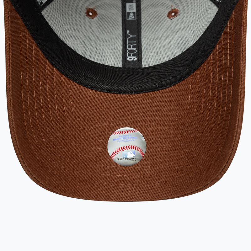 Berretto invernale New Era League Essential 9Forty New York Yankees dark auburn 5