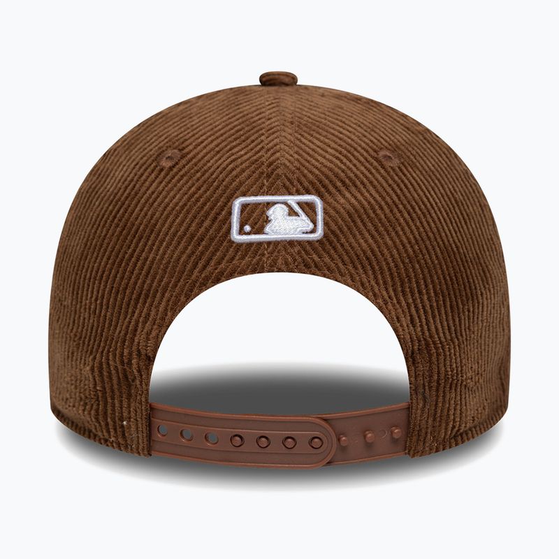 Cappello da baseball New Era Cord 9Forty Mcrown New York Yankees scuro auburn/scuro autunno 4