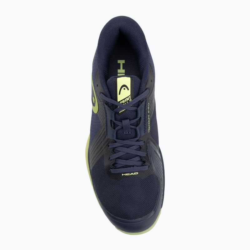 Scarpe da squash HEAD Sprint Team 4.0 Indoor navy/lime 5