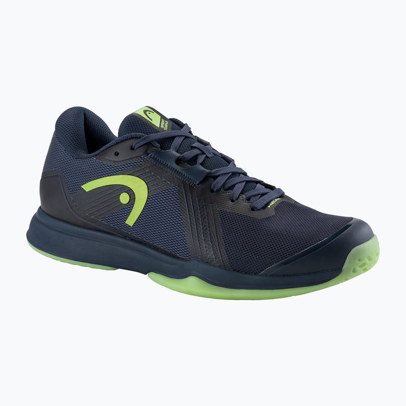 Scarpe da squash HEAD Sprint Team 4.0 Indoor navy/lime
