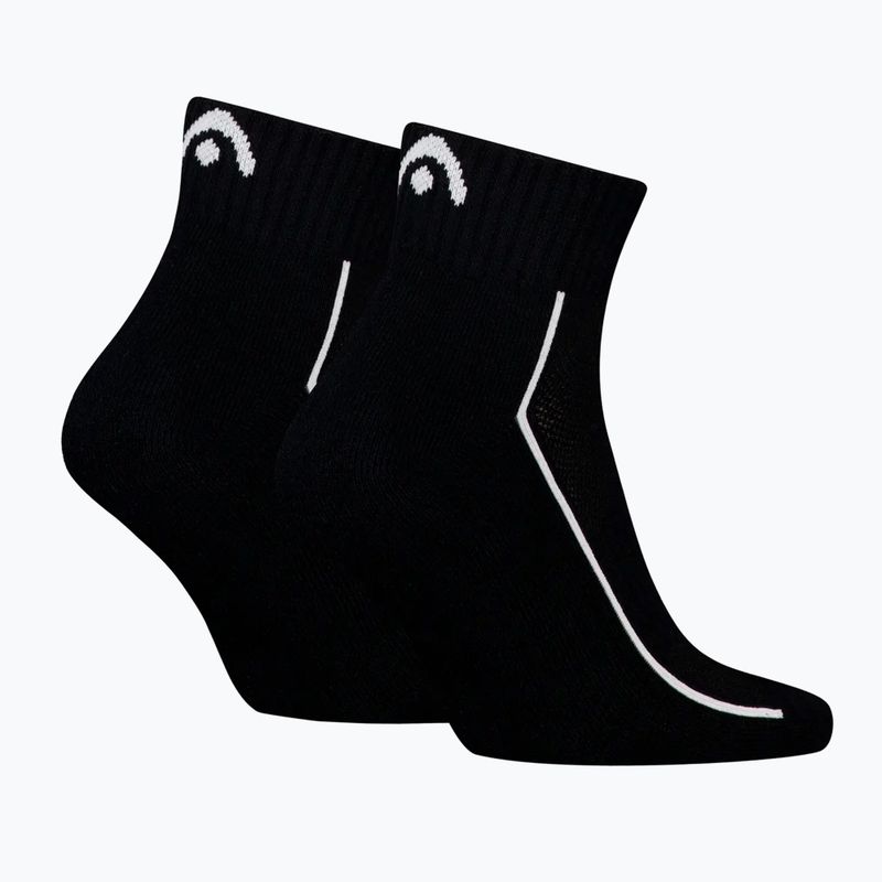 Calzini HEAD Tennis 2P Performance Quarter 2 pairs black 2