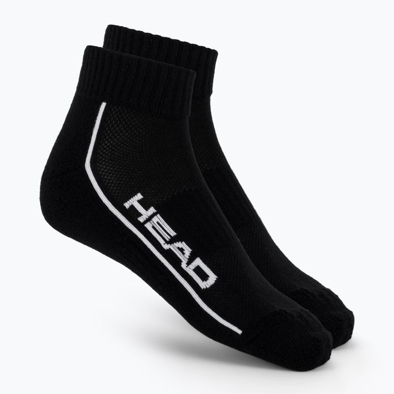 Calzini HEAD Tennis 2P Performance Quarter 2 pairs black