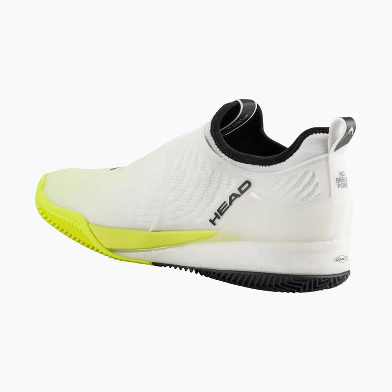 Scarpe da tennis uomo HEAD Endure Pro BOA Clay white/yellow 9