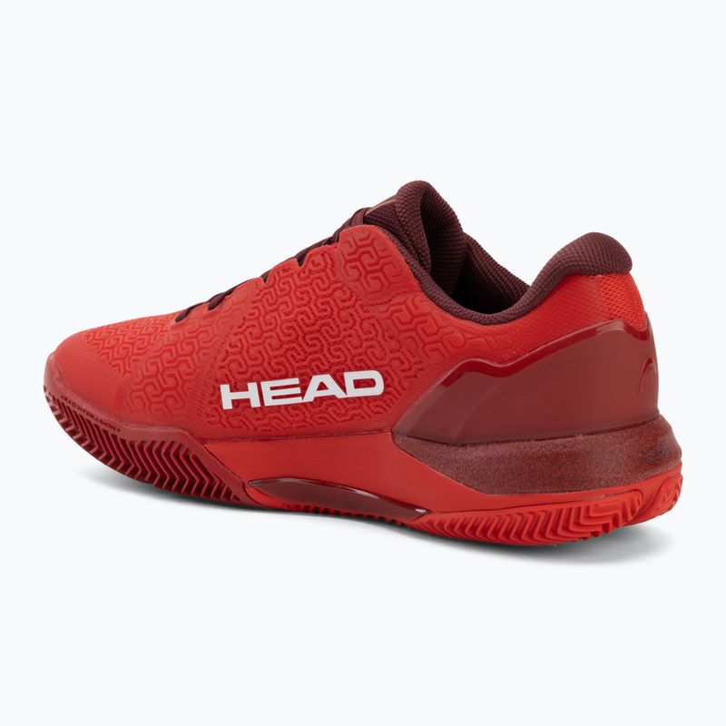 Scarpe da tennis da uomo HEAD Revolt Pro 5.0 Clay red/dark red 3