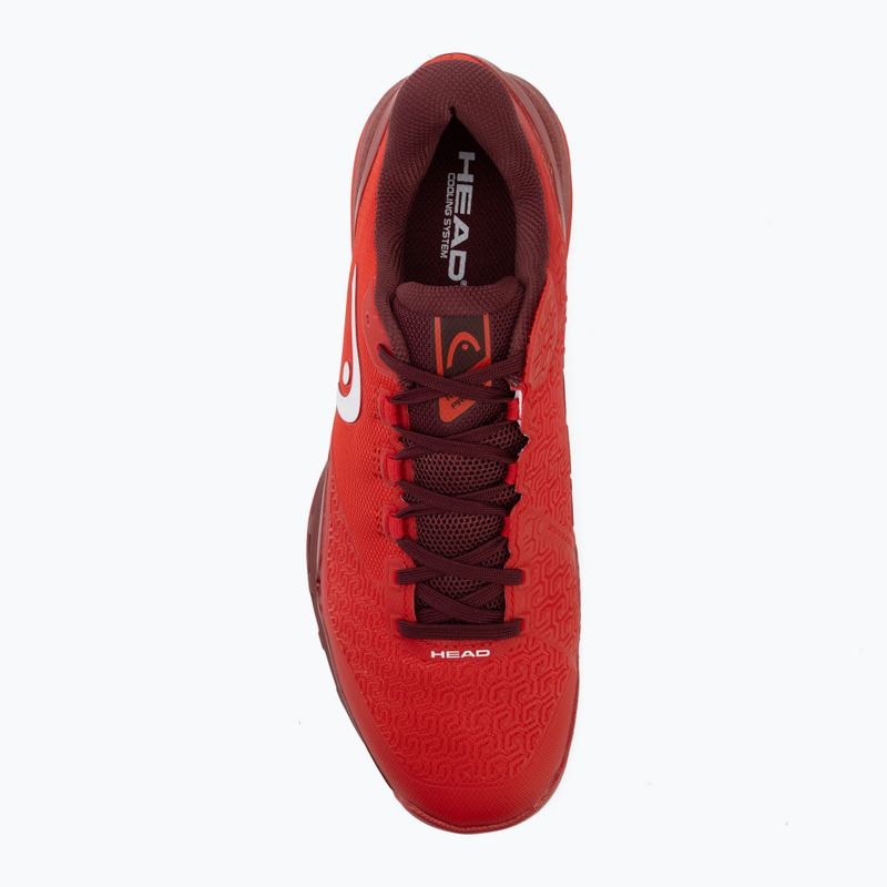 Scarpe da tennis da uomo HEAD Revolt Pro 5.0 Clay red/dark red 5