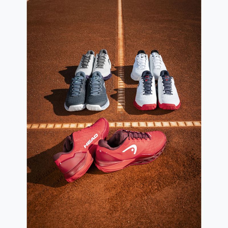 Scarpe da tennis da uomo HEAD Revolt Pro 5.0 Clay red/dark red 6