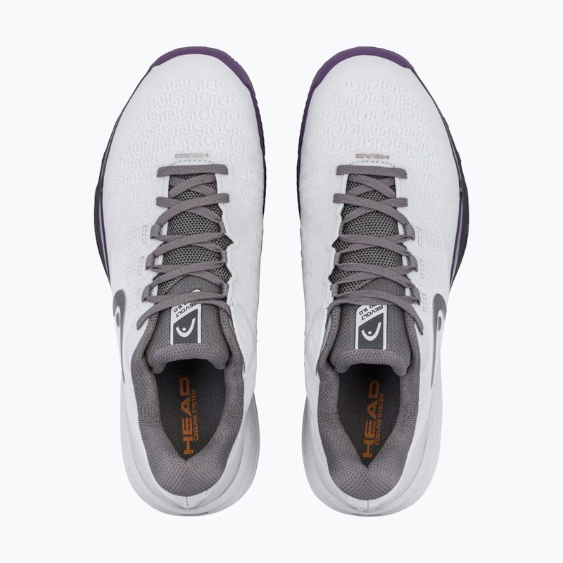Scarpe da tennis da uomo HEAD Revolt Pro 5.0 Clay light grey/purple 4