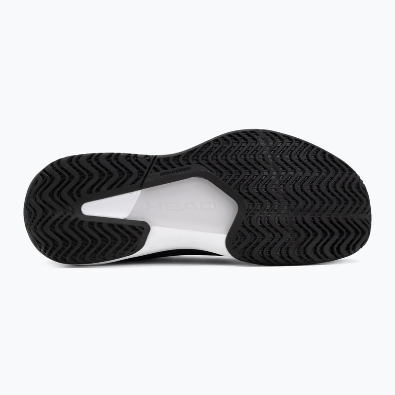Scarpe da tennis da uomo HEAD Revolt Court 5.0 black/white 4