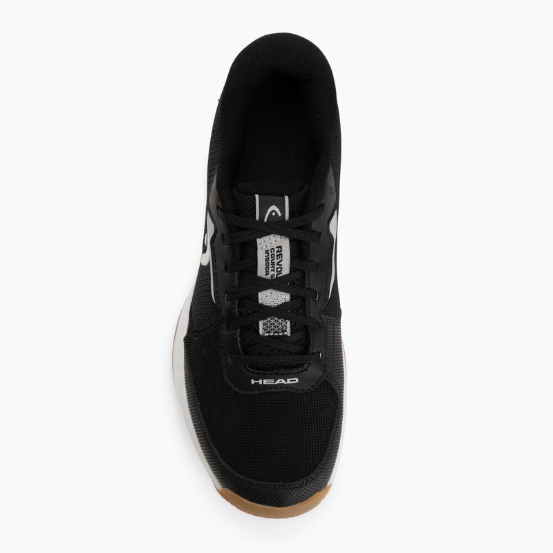 Scarpe da tennis uomo HEAD Revolt Court 5.0 Indoor black/white 5