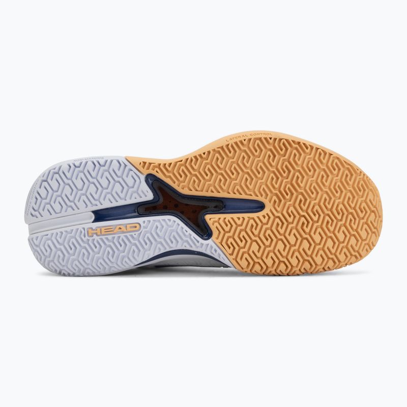 Scarpe da tennis da donna HEAD Revolt Pro 5.0 white/apricot 4