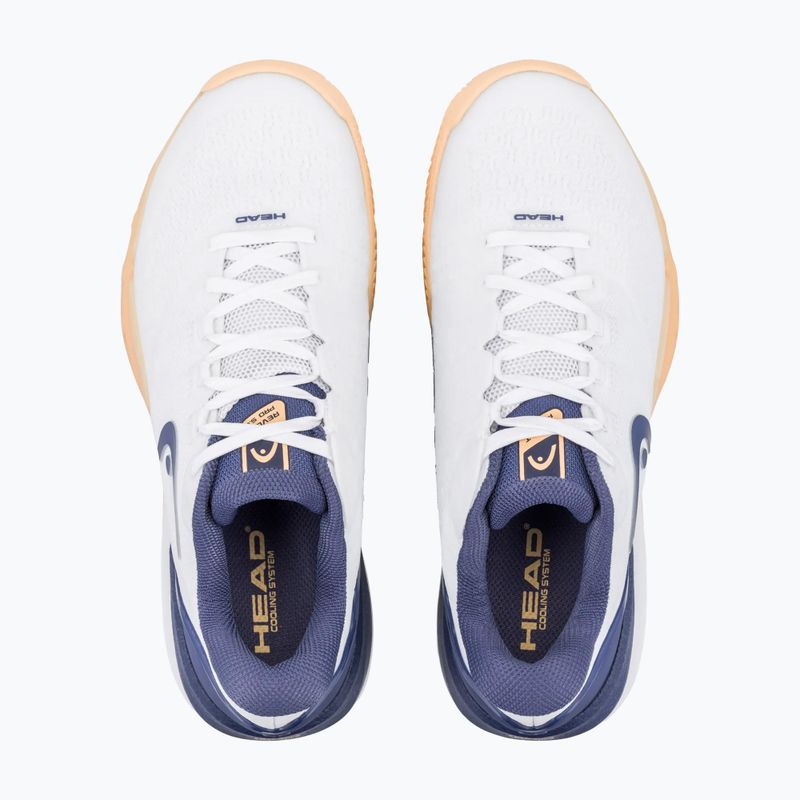 Scarpe da tennis da donna HEAD Revolt Pro 5.0 Clay white apricot 4