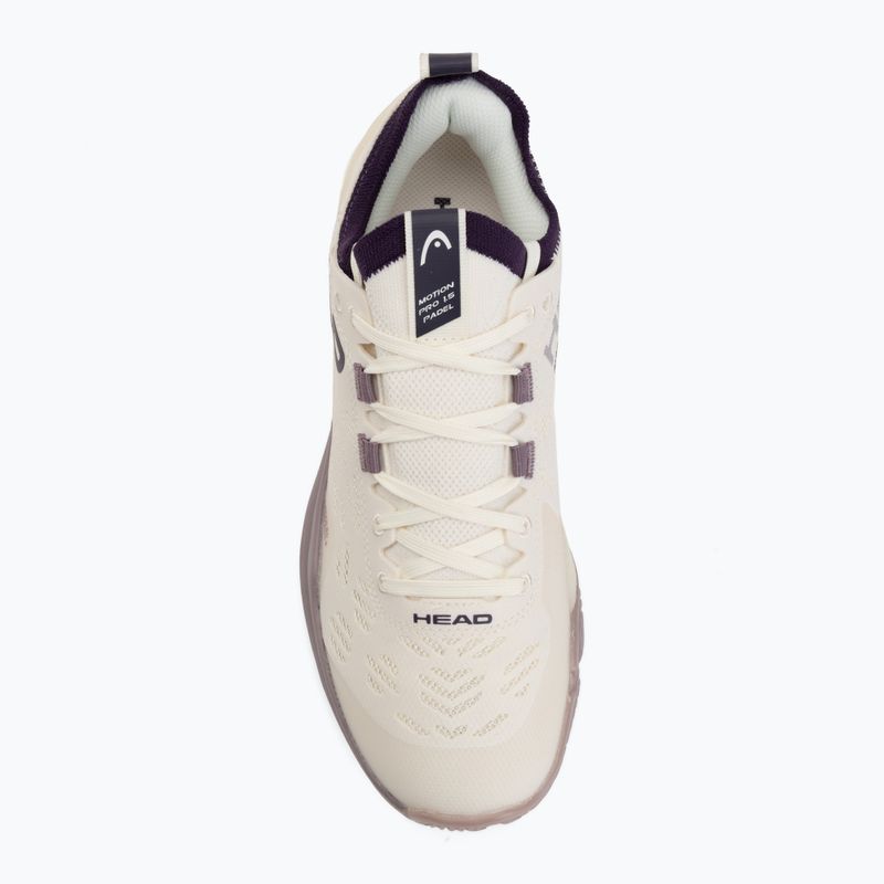Scarpe da padel da donna HEAD Motion Pro 1.5 chalk white/purple 5