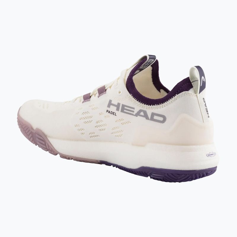 Scarpe da padel da donna HEAD Motion Pro 1.5 chalk white/purple 2
