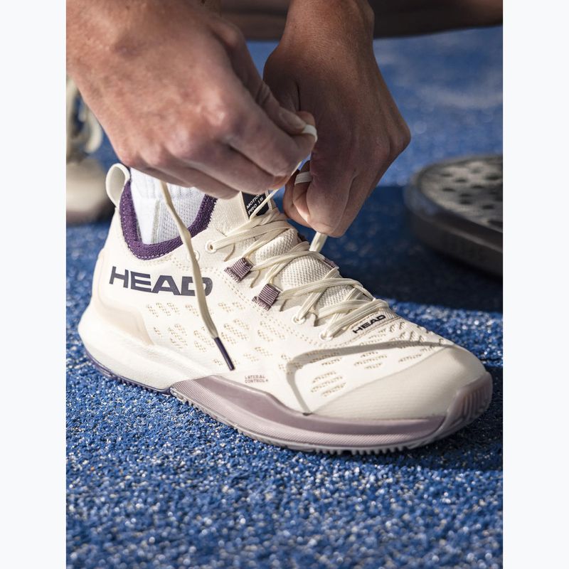 Scarpe da padel da donna HEAD Motion Pro 1.5 chalk white/purple 5