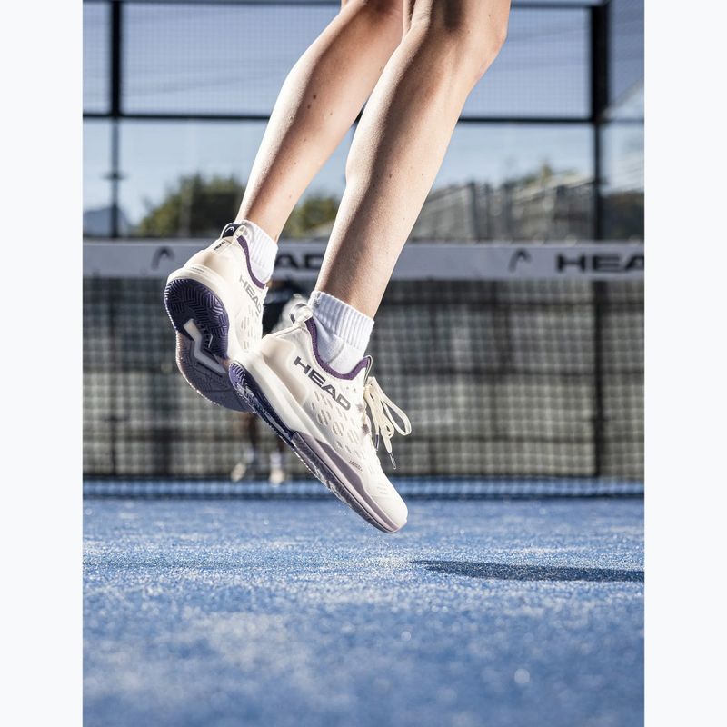 Scarpe da padel da donna HEAD Motion Pro 1.5 chalk white/purple 7