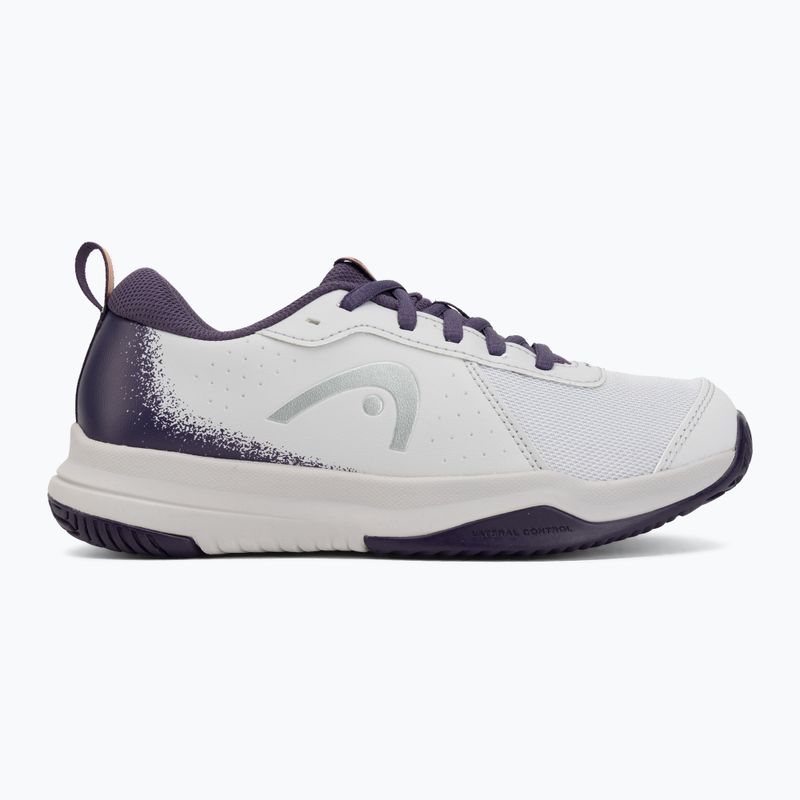 Scarpe da tennis per bambini HEAD Sprint Court 4.0 light grey/purple 2