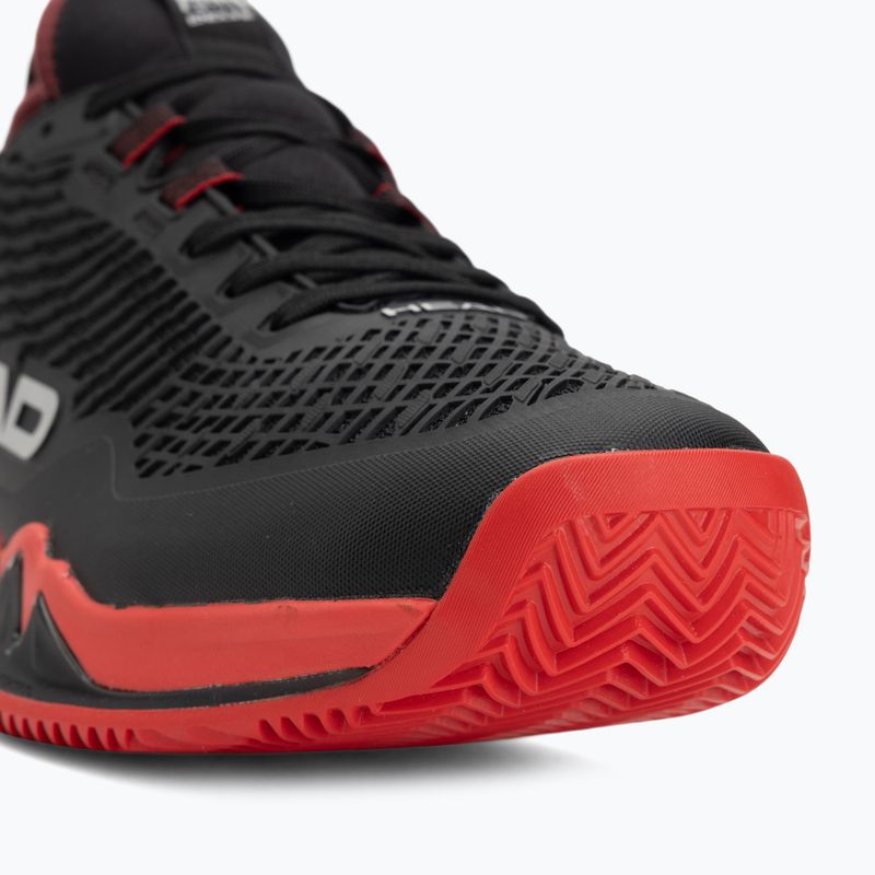 Scarpe da tennis da uomo HEAD Endure Pro Clay black/red 7