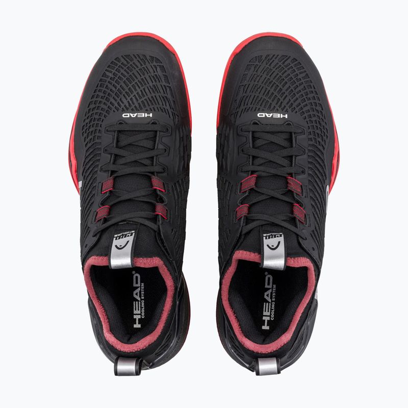 Scarpe da tennis da uomo HEAD Endure Pro Clay black/red 4
