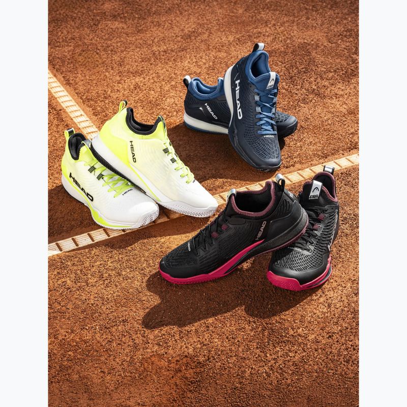 Scarpe da tennis da uomo HEAD Endure Pro Clay black/red 5