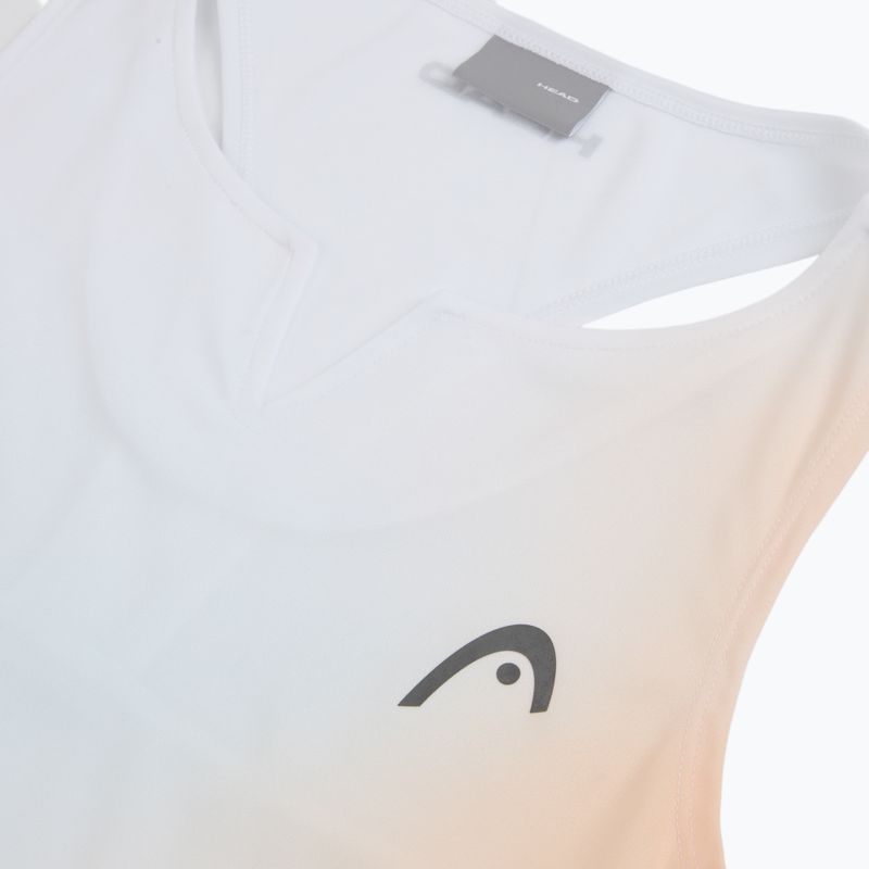 Maglietta da tennis da donna HEAD Agility Tank Top apricot/print vision 3