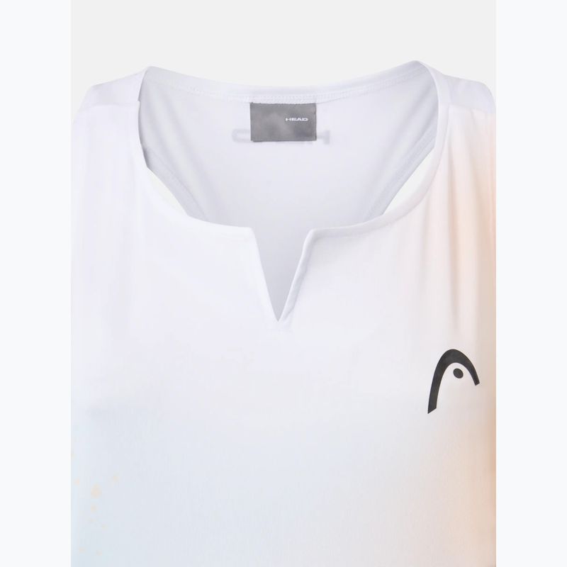 Maglietta da tennis da donna HEAD Agility Tank Top light blue/print vision 3