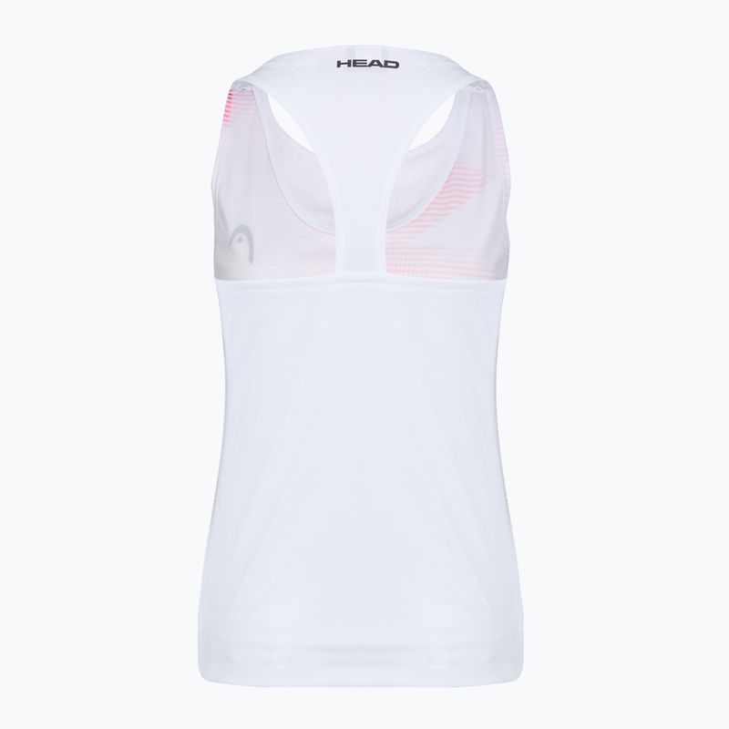 Maglietta da tennis da donna HEAD Agility Tank Top light blue/print vision 2
