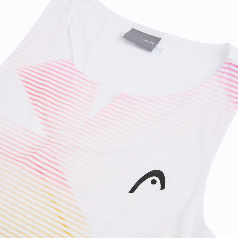 Maglietta da tennis da donna HEAD Agility Tank Top light blue/print vision 3