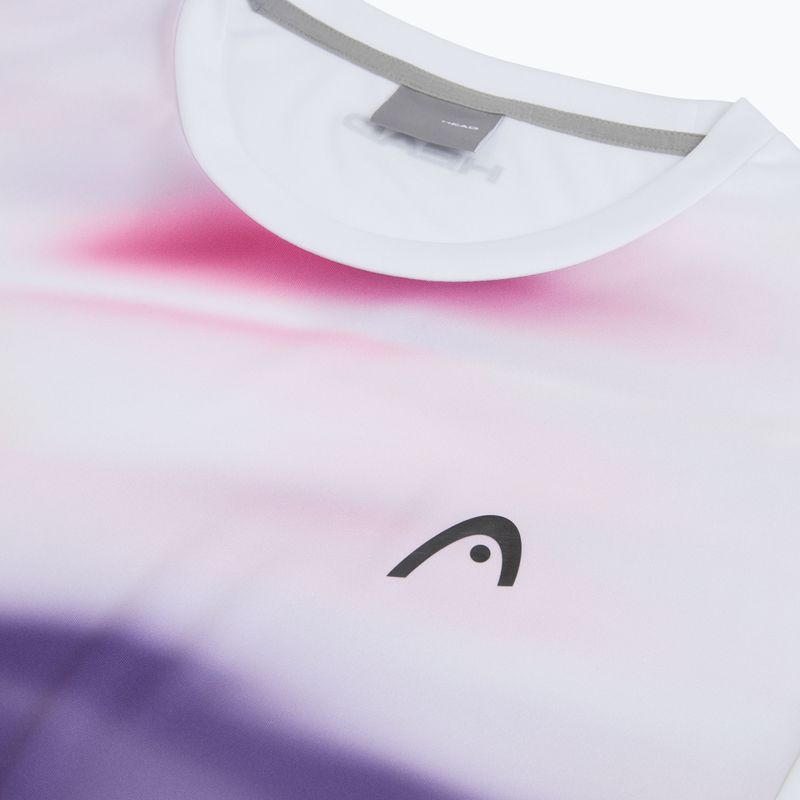 Maglietta da tennis da uomo HEAD Blur purple/print 3