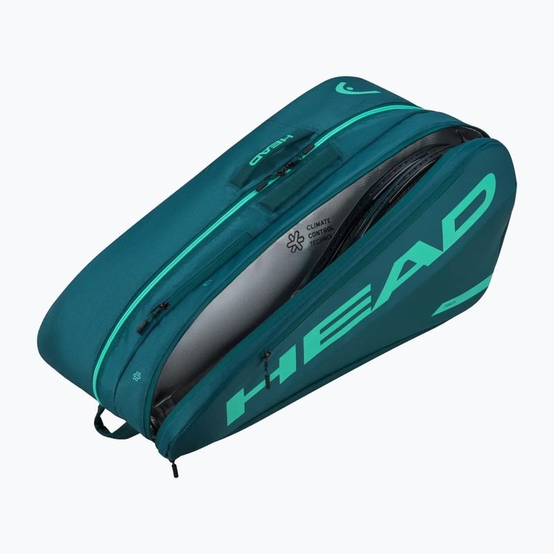 Borsa da tennis HEAD Tour Racquet Bag L 65 l green 5