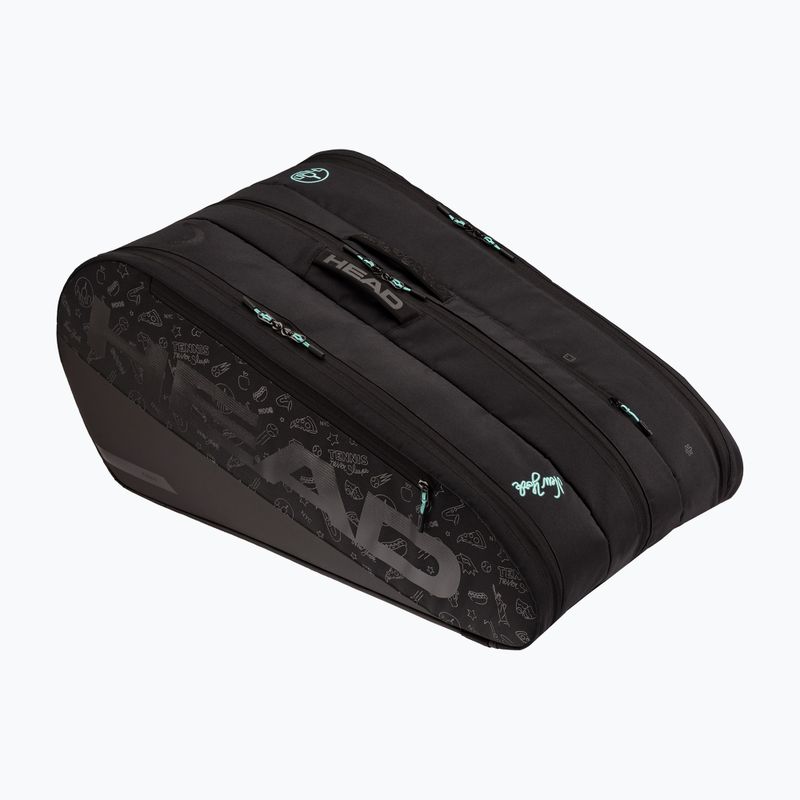 Borsa da tennis HEAD Tour Racquet Bag XL Neon 2025 75 l nero/blu
