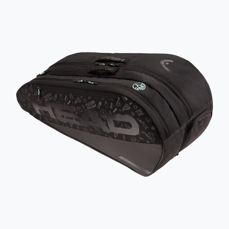 Borsa da tennis HEAD Tour Racquet Bag L Neon 2025 65 l nero/blu 2
