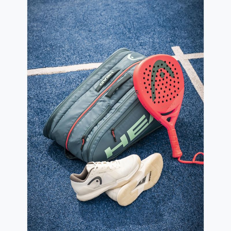 Borsa da padel HEAD Tour Padel Bag L 40 l green/orange 5